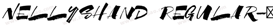NellysHand Regular字体转换